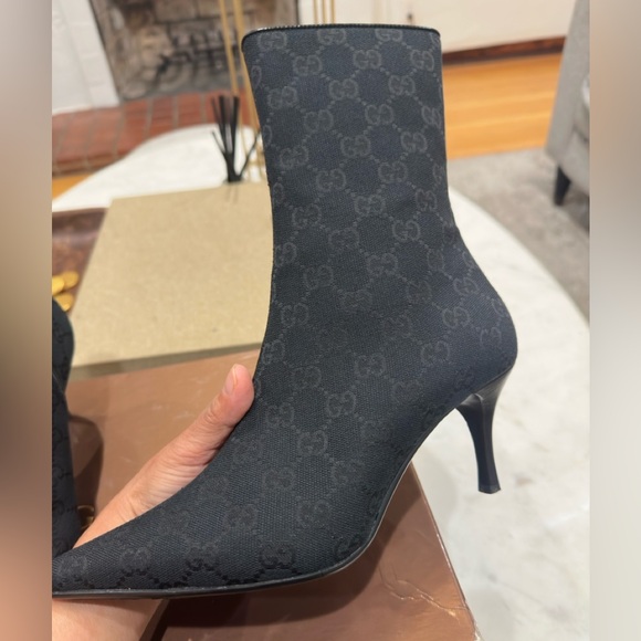 Gucci Canvas boots size 35 1/2 - Picture 7 of 16